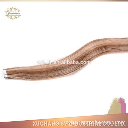 2015 New Arrivalling Best Quality Tape Hair Extensions Remy Hair pu skin weft P-color wholesale hair